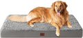 EHEYCIGA Orthopedic Dog Bed Extra Large with Removable Washable Cover,44x32 | Egg Crate Foam Support,Durable Oxford fabric,Non-Slip Bottom,Machine Washable,Soft Waterproof Plush Pet Bed Mat For Crate
