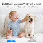 2.5K Indoor Security Camera 4pack, Free AI Person/Pet/Cry Detection, 4MP Baby/Dog/Cat/Pet Camera with Phone App, Pan Tilt WiFi, Night Vision, Full Duplex Audio for Home Security
