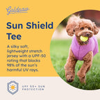 Goldpaw Dog Sun Shirt with UV Protection - Lightweight, Cooling Sun Protection Clothing for Small Dogs - Reduce Heat Absorption - Made in the USA - Machine Washable - Pistachio Green - Size 12