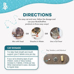 Cat Bad Breath & Oral Health Remedy, Natural Dental Care Cats Teeth, Mouth and Gums, Easy to Use Daily Supplement for Stomatitis, Gingivitis, Plaque & Tartar Control for Cats, 800 Small Pills