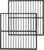 Dog Playpen 32" Height – Heavy Duty, Foldable | 25mm Steel Tubes, 40.8 lbs sturdy frame, rubber non-slip feet, indoor outdoor, Small Medium Dogs