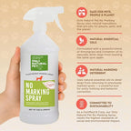 Only Natural Pet No Marking Spray & Deterrent for Dogs – Indoor & Outdoor Urine Prevention – Stain & Odor Eliminator – Potty Training Aid to Deter Peeing or Marking on Carpet & Furniture – 32 fl oz