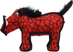 TUFFY® 2 Pack Pterodactyl and Warthog Ultra Durable Plush Dog Toys | Multiple Layers & Reinforced Seams, Washable and Floats, Original Construction