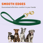 Viper Biothane K9 Working Dog Leash Waterproof Lead for Tracking Training Schutzhund Odor-Proof Long Line with Solid Brass Snap for Puppy Medium and Large Dogs, 10ft Hunter Green