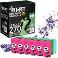 Pet N Pet Poop Bags for Dogs, 270 Count, Lavender Scented, Multi-Color