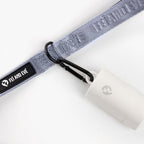Fei & Eve Poop Bag Dispenser - Compact & Lightweight | Fits all Leashes | Compatible with all standard rolls | White, With 1 Roll Poop Bag