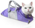 Cinf Cat Restraint Grooming Bag, Anti-Scratch Tool for Nail Trimming | Safe grooming restraint bag controls cat movement for bathing, nail trimming, injections and veterinary examinations