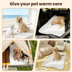 Couch Cover for Dogs Washable, Non-Slip Pet Couch Covers for Sofa, Fuzzy Dog Couch Cover Blanket, Thick, Soft, Plush Couch Cushion Covers for Sofa Protector (White, 27.6" x 59"/70 x 150cm)