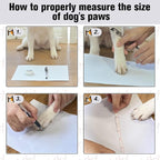 BEAUTYZOO Anti-Slip Dog Socks with Grips Traction Control for Small Medium Large Dogs, Non Skid Indoor Double Side Pet Paw Protector for Hardwood Floor Wear (Moon and Star, XL)