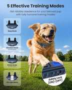 Electronic Dog Training Collar, 1-99 Shock Levels, IPX8, 3300FT | Dog Shock Collar With Remote, Beep/Vibration/Shock Modes, LED Light, Rechargeable, Fits 5-120Lbs Dogs