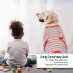 Kuoser Recovery Suit for Dogs Cats, Soft Dog Surgery Suit Female Male Spay | Professional Dog Onesie for Surgery, Substitute E-Collar & Cone, Prevent Licking Dog surgical suit Pet Neuter Suit