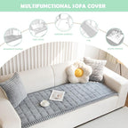 ZQFFB Couch Cover for Dogs Washable Non-Slip Pet Friendly Sofa Protector | Multiple Sizes Dog Blanket Fit Sectional Sofas & Loveseats, Prevents Pet Hair, Scratches & Stains