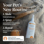 Veterinary Formula Clinical Care Antiseptic/Antifungal Spray, 8 oz, 2-Pack | Two 8 oz medicated sprays for dogs and cats with antiseptic and antifungal care for scaly, greasy, red or odor-prone skin