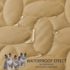 Ameritex Waterproof Pet Bed Cover Anti-Slip Dog Bed Blanket for Sofa and Furniture Waterproof New Pattern Design (Sand, 30x90 Inch (Pack of 1))