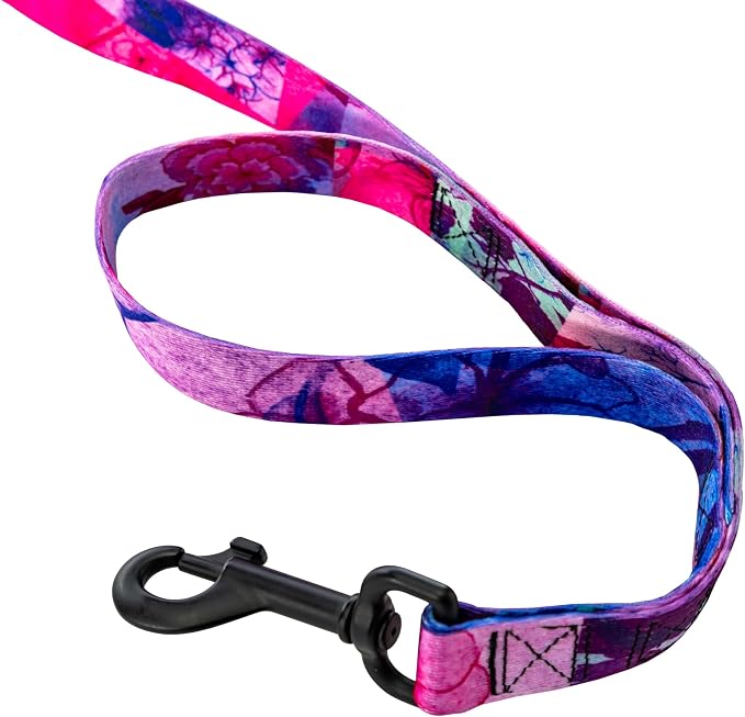 Wolfgang Heavy Duty Dog Leash, Pull-Tested for Walking & Training, Daydream Print, Dual Handle Large