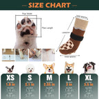 EXPAWLORER Dog Socks to Prevent Licking Paws with Grippers for Hot Pavement | For Hardwood Floors Anti Slip, Reflective Dog Boots & Paw Protectors Shoes Booties with for Senior Small Medium Large Dogs L