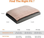 Amazon Basics Washable Dog Bed with Cooling Gel Memory Foam, Pressure-Relief Support for Dogs up to 120lbs, Non-Slip Bottom, Removable Cover, Giant Sized (48" x 36"), Grey