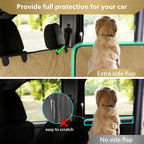 F-color SUV Cargo Liner for Dogs - Trunk Cover with Bumper Flap Protector | Waterproof Pet Cargo Cover with Side Flaps, Non-Slip Trunk Mat, Rear Dog Car Seat Cover Prevents Scratches Pet Hair Mud Dirt