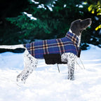 Kuoser Warm Dog Coat, Waterproof Dog Jacket for Extra Large Dogs, Navy 3XL | Adjustable Durable XXXL Doggie Winter Coat Reversible Puppy Cold Weather Apparel for Large Breed