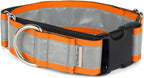 If It Barks - 1.5" Reflective Martingale Collar with Quick Snap Buckle for Dogs - Adjustable - Made in USA - Strong, Durable, and Comfy - Ideal for Training - Fits Most Breeds - Large, Orange