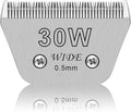 30W Wide Pet Dog Grooming Detachable Blades,Compatible with Andis,Oster A5,Wahl KM10 Clippers,Cut Length 1/50"(0.5mm),Fit for Larger Animals