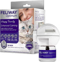FELIWAY Optimum Cat Calming Pheromone Diffuser Kit | Advanced Support to Help Reduce Urine Spraying, Scratching, Fighting & Hiding Due to Stress. 30-Day Diffuser Supply
