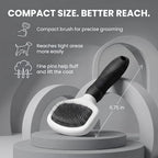 Poodle Pet Slicker Brush - For Dogs, Cats, and Rabbits - Removes Matted Fur, Knots, and Loose Hair - Suitable for Grooming Doodles and Goldendoodles with Short or Long Hair