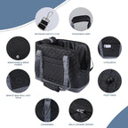 Dog Purse Carrier for Small Dogs, Soft Sided Pet Carrier with Pockets, Foldable Dog Carrier Purse for Puppy, Rabbit, Cat, Washable Breathable Pet Carrier, Dog Carrier Bag for Outdoor Shopping Travel