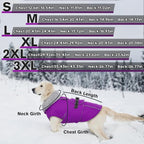 Lelepet Dog Winter Coats for Small Dogs Dog Jacket with Adjustable Buckle | Waterproof Reflective Pet Fleece Vest Windproof Cold Weather Coats with Hook and Loop Closure & Leash Hole, Turtleneck, S