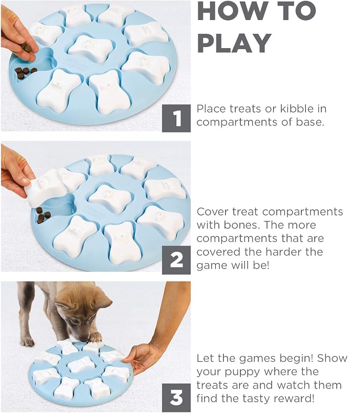Outward Hound Nina Ottosson Puppy Tornado Dog Puzzle Interactive Treat Puzzle Dog Enrichment Dog Toy for Puppies, Level 2 Intermediate, Pink