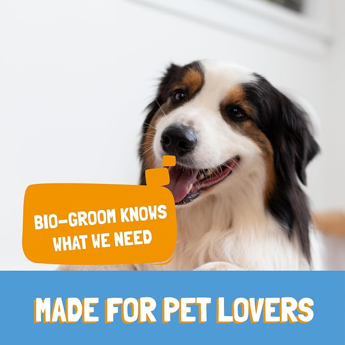Bio-Groom Wild Honeysuckle Dog Shampoo, Natural Scent, 12 fl oz, 1-Pack | Pet Shampoo, Aloe Vera, Chamomile, Cat & Dog Bathing Supplies, Puppy Wash, Cruelty-Free, Made in USA, Quick Rinse