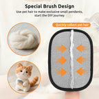 SAWMONG Pet Hair Removal Glove, 2Pcs Cat & Dog Reusable Pet Hair Remover Gloves New Upgrade, Grooming Pet Hair Remover Tool, Alternative to Lint Rollers