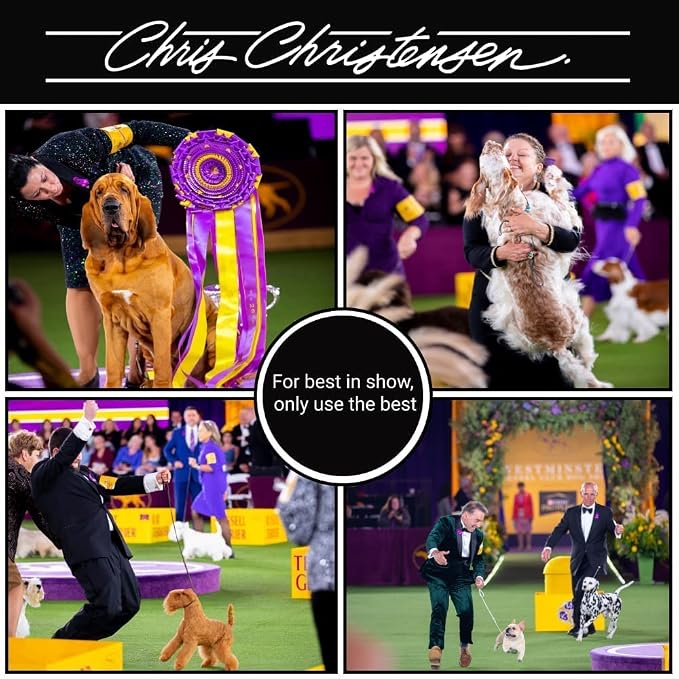 Chris Christensen Happy Eyes Ultra Concentrated Tearless Dog Shampoo, Makes up to 5 Bottles, Groom Like a Professional, Hypo-Allergenic, Sulfate Free, No Tears, All Coat Types, Made in USA (Gallon)