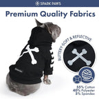 Spark Paws Dog Hoodie – Premium Dog Sweater for Small, Medium, and Large Dogs | Warm Outfits for French Bulldogs, Pitbull, Puppy, Winter Jacket Alternative - Woof - 4XL