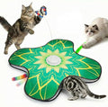 Interactive Cat Toys For Indoor Cats, Rechargeable Touch Automatic Cat Toy | Dual Wands Design, Sound On/Off Control, Non-Slip Suction Cups, Electronic Hide And Seek For Bored Kittens & Adult Cats