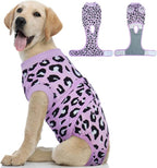 Kuoser Dog Recovery Suit After Surgery, Spay Neuter Surgical Suit for Dogs | Post Surgery Anti-Licking Dog Onesie Protects Wounds and Incisions, E-Collar & Cone Alternative Bodysuit for Female Male Dogs