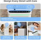 VOOPNU Air Purifiers For Home With Air Quality Display, DH-JHD08(White) | Air Quality Display, With Washable Filter, 0.3 Microns Filtration Efficiency, 2152 Sq Ft Coverage, Essential Fragrant Air