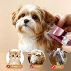 Professional Dog Grooming Clippers for Thick Coat - Dog Hair Trimmer for Grooming- Sheep Shears for Thick Hair – Pet Grooming Clippers for Dogs, Cats, Sheeps, Horse (Rose Gold)