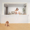 Momcozy Extra Wide Retractable Baby Gate for Large Opening | 41-Inch Tall, Extends to 118-Inch Wide, for Large Openings, Doorways, Hallways, for Dogs and Cats, Indoor/Outdoor Baby Gate