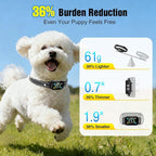 2 Pack Bark Collar, Smart Dog Bark Collar for Large Medium Small Dogs, Rechargeable Ultra-Light Training Collar with Beep Vibration, Anti Barking Device with 5-Level Sensitivity (Blackpink)