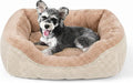 INVENHO Small Dog Bed Washable Orthopedic Calming Warming Durable Pet Bed with Anti-Slip Bottom