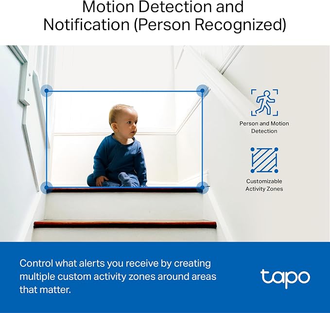 Tapo 1080P Indoor Security Camera, Baby Monitor, Dog Camera, C101(4-Pack) | Motion Detection, 2-Way Audio, Siren, Night Vision, Cloud & SD Card Storage, Works w/Alexa & Google Home, Wired, Black
