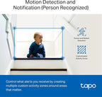 Tapo 1080P Indoor Security Camera, Baby Monitor, Dog Camera, C101(4-Pack) | Motion Detection, 2-Way Audio, Siren, Night Vision, Cloud & SD Card Storage, Works w/Alexa & Google Home, Wired, Black