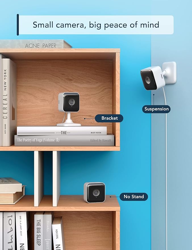 GNCC Indoor Security Camera Dog Camera 1080 PMotion Detection, Cameras for Home Security with 2-Way Audio Siren, Night Vision, Cloud & SD Card Storage, Works w/Alexa & Google Home, 2.4G WiFi(only), C2 | Cameras for Home Security with 2-Way Audio Siren,...