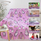 COMFAR Mermaid Blanket for Girls 4-6, Mermaid Gifts, Kids Blanket, 40"x 50", Pink, Glow in the Dark - Image 6