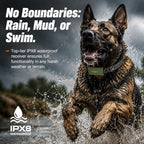 Training Collar for Dogs with Remote Control, Dark Green | 4500FT Range, IPX8 Waterproof, 5-150 Lbs, 4 Training Modes, Security Lock, Dog Training