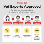JAYU PET Dental Gel Dog Cat Toothpaste, 2.8 Ounce | Removing Plaque and Tartar, Teeth Cleaning & Breath Freshener, Puppy Kitten Dental Care