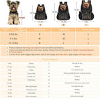 WOYYHO Pet Dog Carrier Backpack, Ventilated Mesh Small Dog Front Backpack | Breathable Puppy Back Pack, with Safety Belt, Storage Pockets, for Travel Hiking Cycling Outdoor Adventures, Black, S