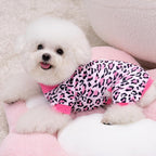 XPUDAC 4 Pack Dog Pajamas Soft Strechy Duck Pink Print Puppy Clothes for Small Medium Dogs Girl Boy Cat Apparel-2X-Large