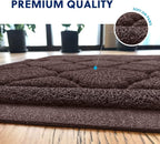 Cat Litter Box Mat, Kitty Premium PVC Pad, Durable Trapping Rug, Phthalate Free, Urine-Resistant, Scatter Control, XXL 47 x 36 Inch, Brown